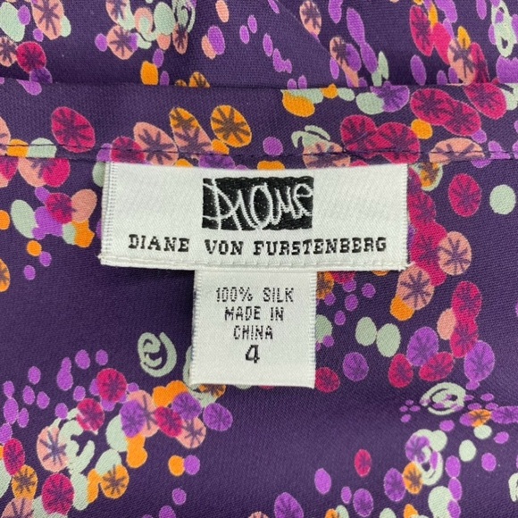 Diane Von Furstenberg Purple Silk Maxi Skirt - Picture 10 of 12